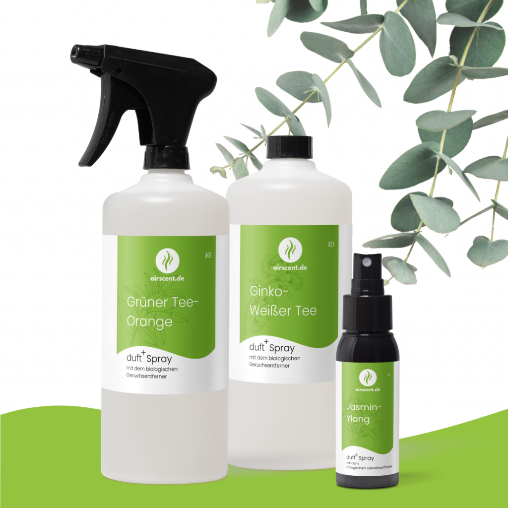 Geruchsentferner, Raumduft, biologisch, Spray